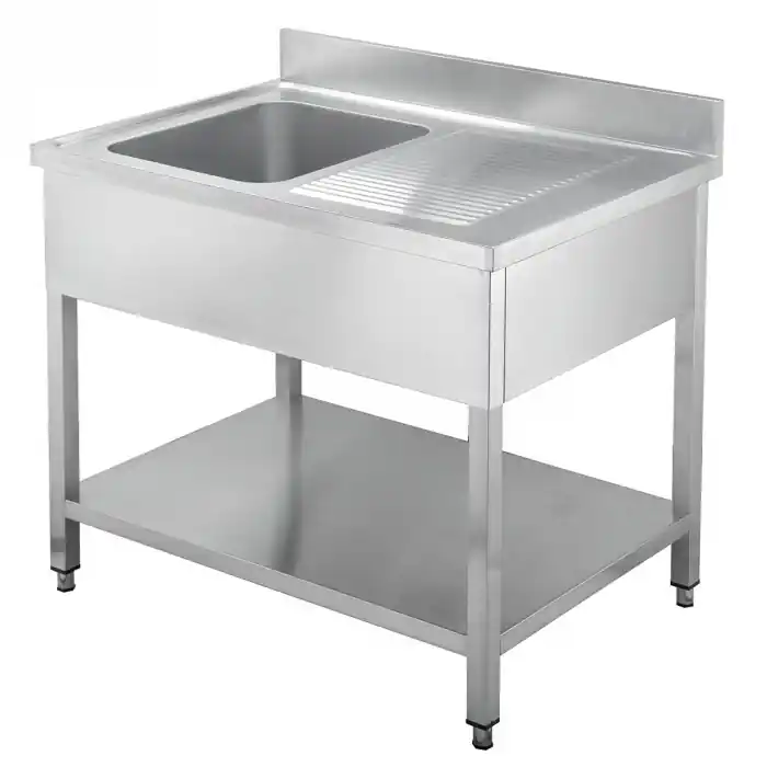Neu EASYLINE Spültisch 600 / 1 Becken links und Abtropffläche B 1200