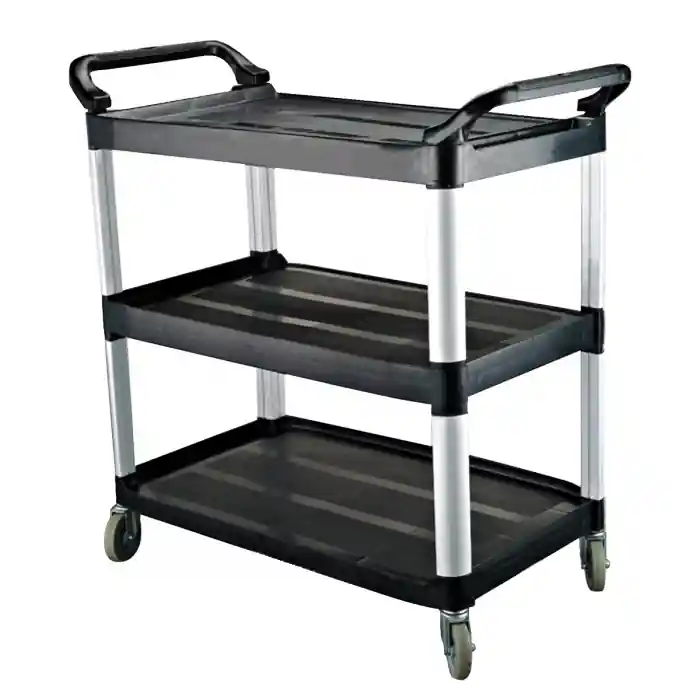 Markenware EASYLINE Servierwagen Kunststoff "small" / 3 Böden