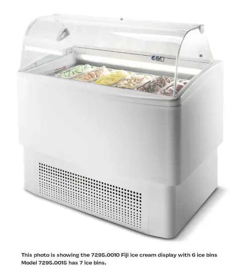 Saisonangebot Eisvitrine / Speiseeisvitrine / Eistheke Fiji 7 Pro Line