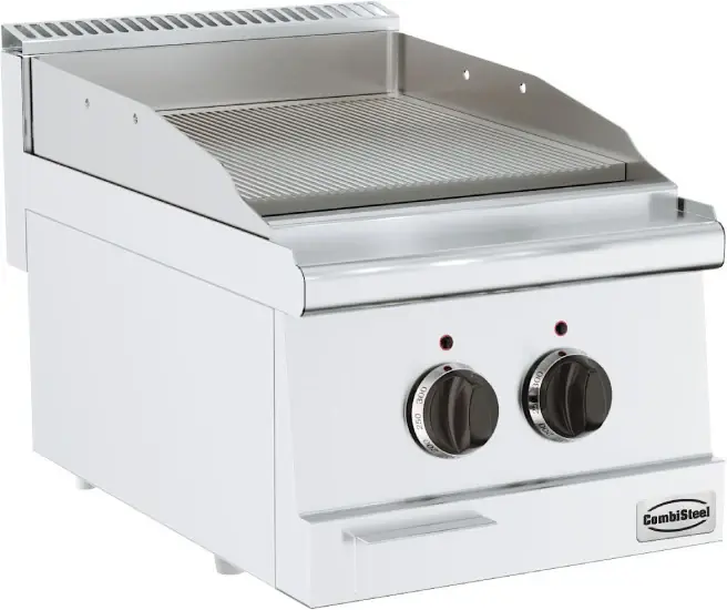 Garantierte Lieferung Grillplatte gerillt Base 600 elektrisch