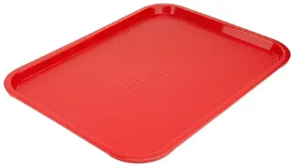 Sale Fast Food Tablett 40 cm rot Polypropylen rot 40x30cm