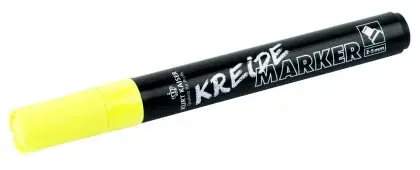 Super-Preis Kreidemarker 2-5 mm gelb