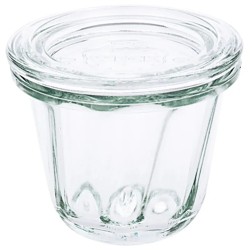 80ml Gugelhupfform mit Glasdeckel 7cm ( 12er Pack ) Begrenztes Angebot