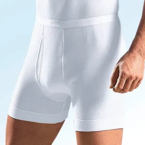 Schiesser Unterhose aus Doppelripp mit Eingriff, weiß Bestpreis