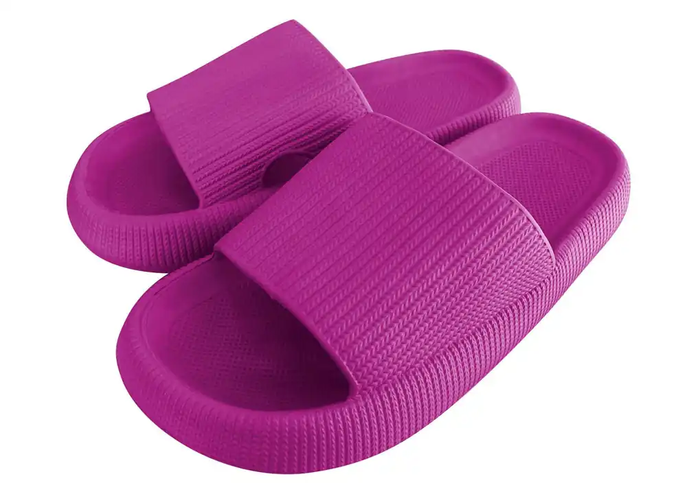Ausverkauf Wolken-Slipper relaxvital mit geriffelter Sohle
