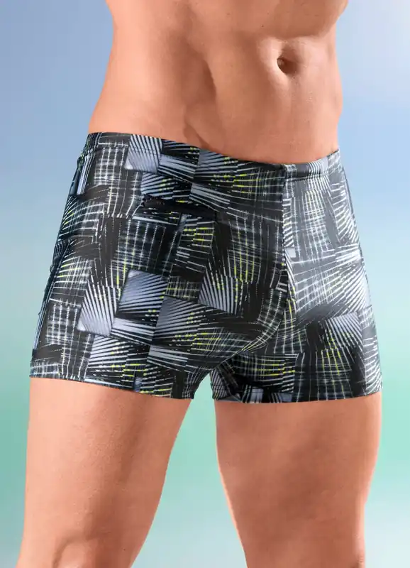Must-Have Schwab Badehose in höherer Kastenform
