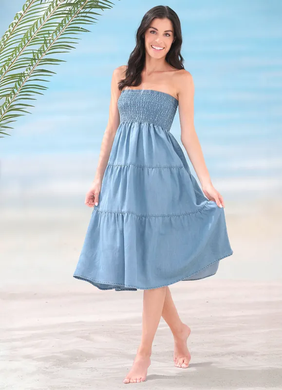 Kleid in Denim-Optik Direktkauf