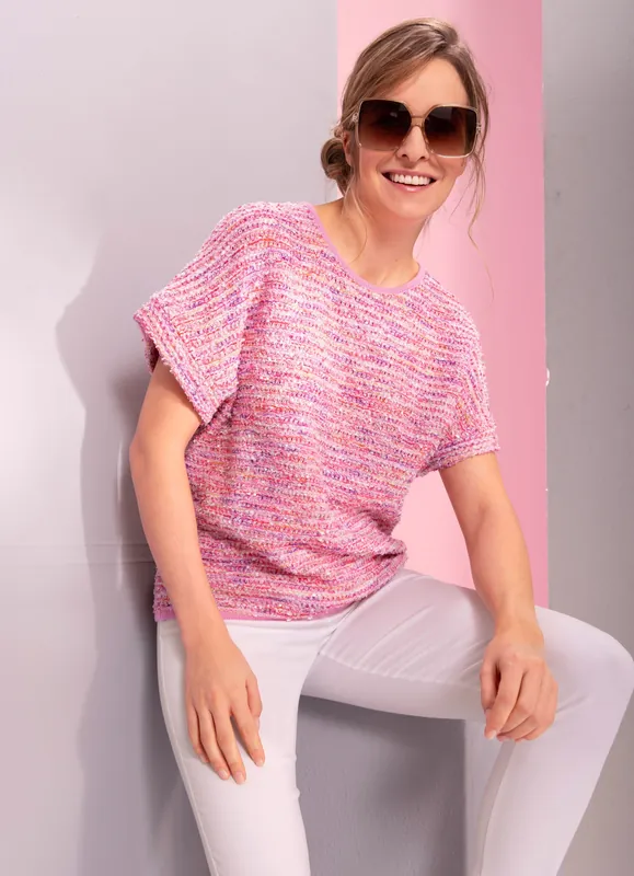 Pullover mit hochwertigem Effektgarn Highlight