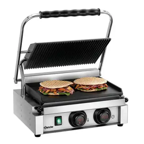 Kontaktgrill Panini-MDI 1GR Gusseisen emailliert • glatt • gerillt Top-Angebot