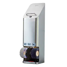 Expressversand Schuhputzmaschine Quadro, in jeder RAL-Farbe, 3 Bürsten