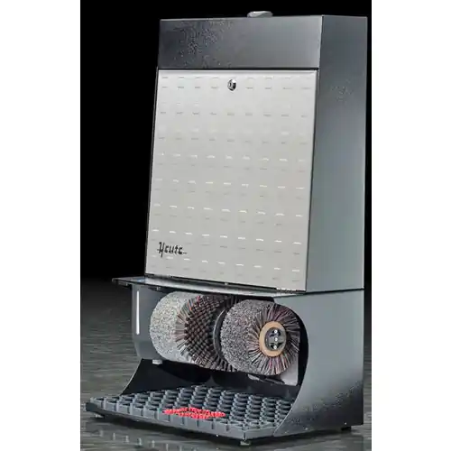 Günstig Schuhputzmaschine Ronda 30 schwarz mit Tür geprägt Handsensor