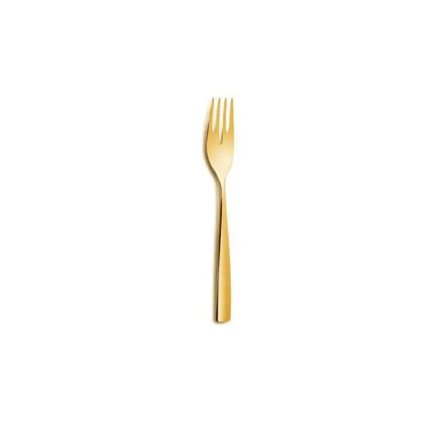 Fischgabel Barcelona (BCN) gold Chromstahl 18/0 Begrenztes Angebot