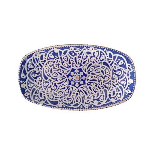 Oriental ovaler Teller 29 cm Preisreduziert