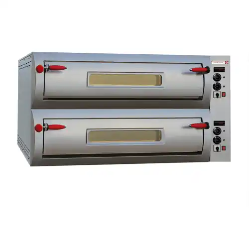 Saisonangebot Pizzaofen PR MS18 • 2 x 9 Pizzen Ø 33 cm • mechanische Steuerung • 400 Volt