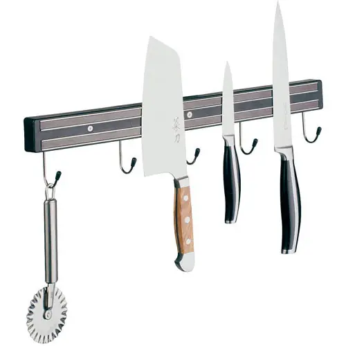 Neu Magnet-Messerhalter Kunststoff zur Wandbefestigung L 450 mm