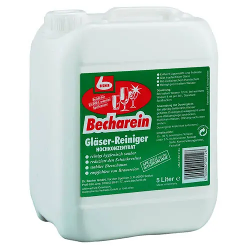Becharein Gläser Reiniger 5 Liter Kanister Ausverkauf