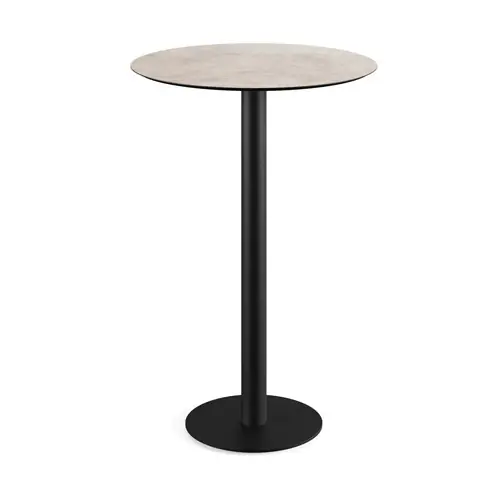 Ausverkauf Stehtisch schwarz Moonstone rund Ø 700 mm