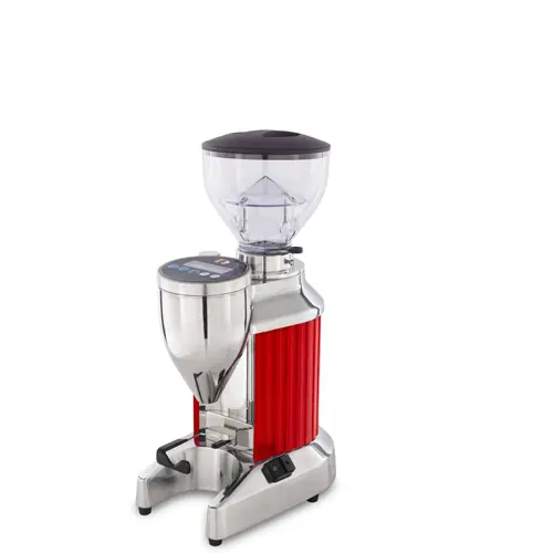 Schneller Versand Kaffeemühle T48 E rot Bohnenbehälter 500 g
