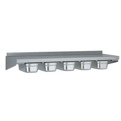 Online Kaufen Wandbord Gewürzbord Edelstahl mit 5 Behältern GN 1/3 1200 mm x 400 mm