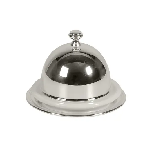 Butterdose, "Inglese", Ø 10 cm, versilbert Top-Angebot