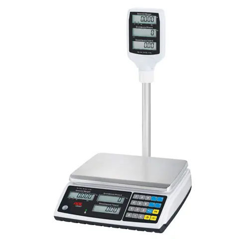 Zweibereichs-Ladenwaage LW300-6T geeicht Wiegebereich 3 kg 6 kg Bestpreis