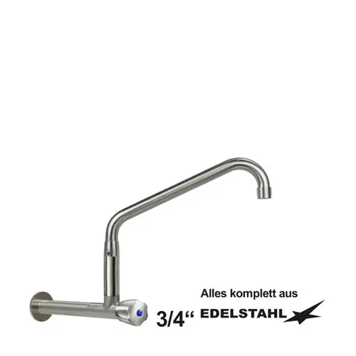 Wandventil clarix hoher C-Auslauf schräg Wandverlängerung L 210 mm A 300 mm Sale