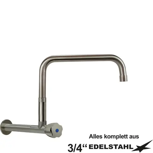 Wandventil clarix erhöhter C-Auslauf gerade Wandabstandsverlängerung 210 mm A 300 mm Abverkauf