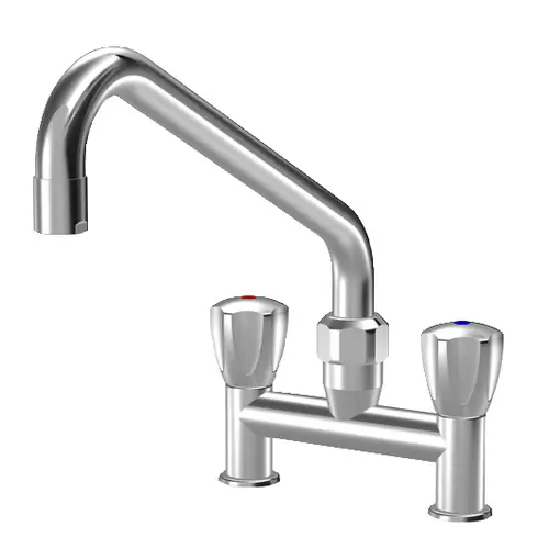Zweigriffmischer GASTRO Zweiloch A 300 mm Auslaufhöhe 440 mm Billig
