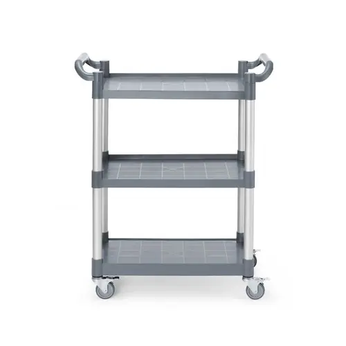Garantierte Lieferung Servierwagen aus Polypropylen mit 3 Fächern klein 800x420x(H)945mm