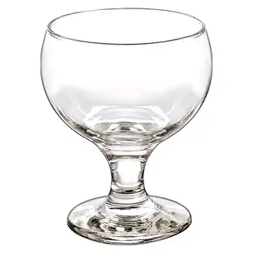 Eisschale Palm 350 ml Glas klar transparent Preisknaller