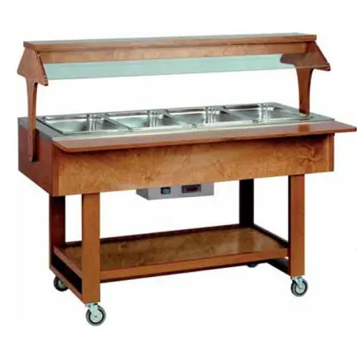 Begrenztes Angebot Warmbuffet ELC 2828 hell passend für 4 x GN 1/1