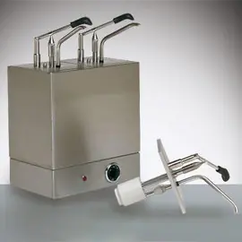 Ausverkauf Saucenbar Gastronorm beheizbar Bedienung per Hebel 230 Volt L 510 mm H 520 mm passend für 3 x GN 1/6 - 200 mm
