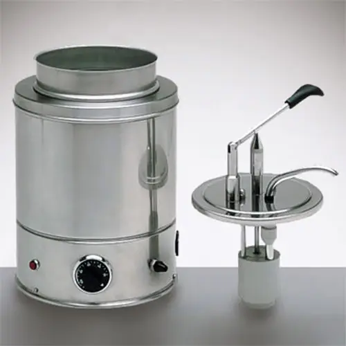 Angebot Kuvertüre-Warmhaltegerät 4 ltr beheizbar Bedienung per Hebel 230 Volt Ø 220 mm H 453 mm