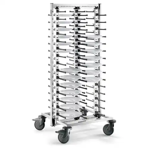 Tellerstapelwagen, SERVISTAR GASTRO 60, Rollen aus Kunststoff Sonderangebot