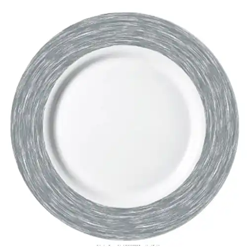 Direkt Vom Hersteller Teller flach Ø 254 mm BRUSH GREY Hartglas
