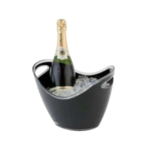 Weinkühler 3 ltr Kunststoff schwarz H 210 mm Versand Am Gleichen Tag