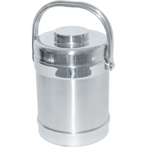 Echt Thermo-Eiseimer, doppelwandig, Edelstahl, 1,6 ltr.