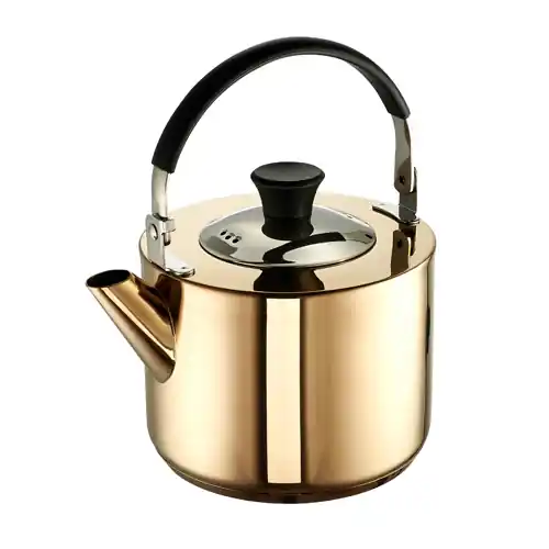 Sichere Zahlung Wasserkessel Teekessel Katja 1,4 ltr Ø 140 mm Edelstahl kupferfarben induktionsgeeignet