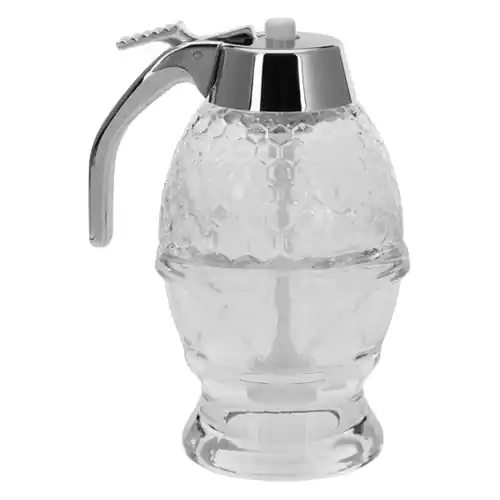 Honigspender Deluxe 200 ml mit Glasuntersatz Neu