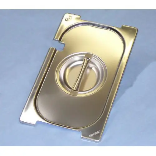 0131992HD Deckel für Gastronormbehälter BGN 1/4, mit Griffen und mit Löffelaussparung, Edelstahl rostfrei Begrenztes Angebot