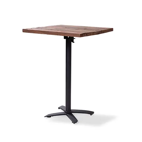Bestseller Stehtisch X Cross high black L 800 mm B 800 mm H 1100 mm