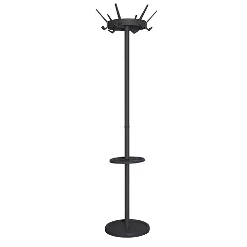 Mega-Angebot Garderobenständer Crown schwarz mit Schirmhalter