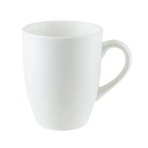 Bockbecher MATT WHITE 330 ml Porzellan Echt