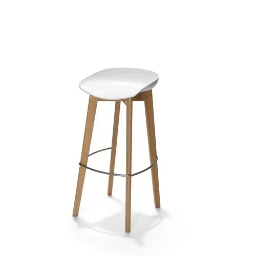 Barhocker Keeve weiß H 900 mm stapelbar Neu