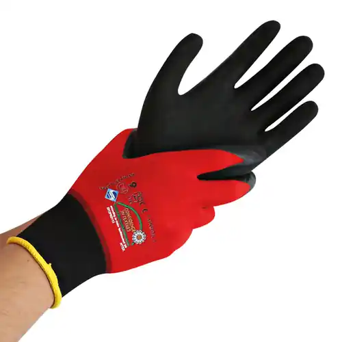 Markenware Arbeitshandschuhe ERGO STAR S/7 rot 230 mm
