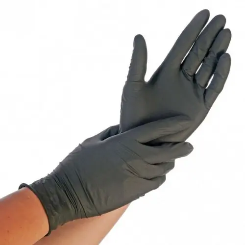 Nitril-Handschuhe SAFE FIT XS Nitril schwarz 240 mm Geprüft