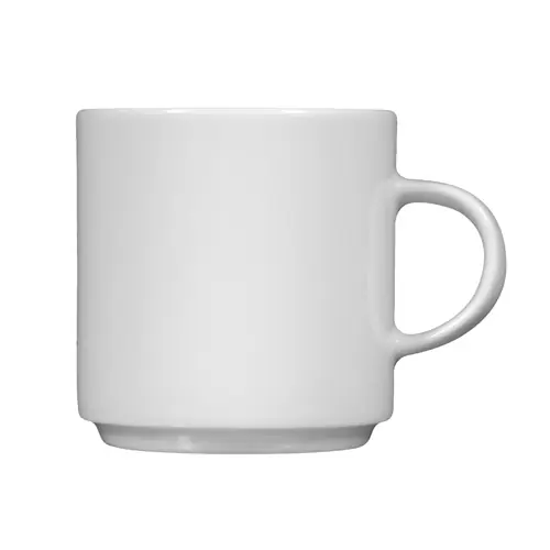 Ausverkauf Milchkaffeetasse 220 ml SAVOY Ø 73 mm Porzellan weiß