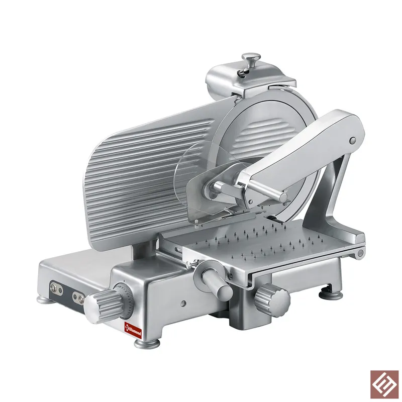 Professionelle Aufschnittmaschine, vertikal, Ø 350 mm "Wurstwaren" Rabatt