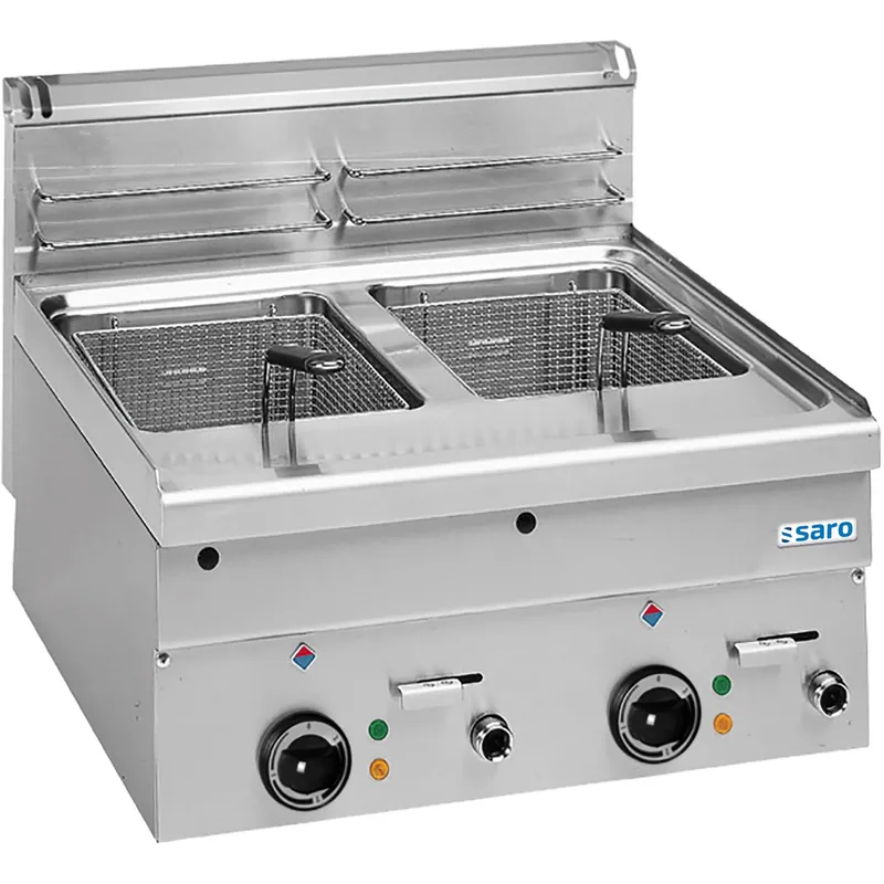 Markenware SARO Elektro-Fritteuse 10+10 L Tischmodell EF66