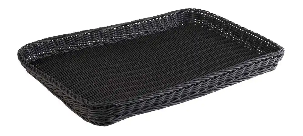 Nur Heute PROFILINE Präsentationskorb PP - 60 x 40 x 5 cm - Schwarz